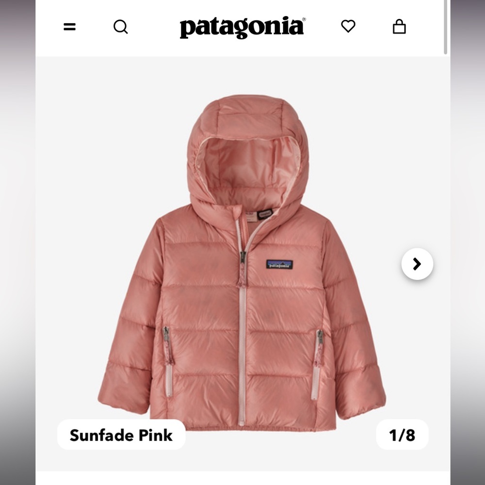 Baby high loft down sweater hoody (coat)